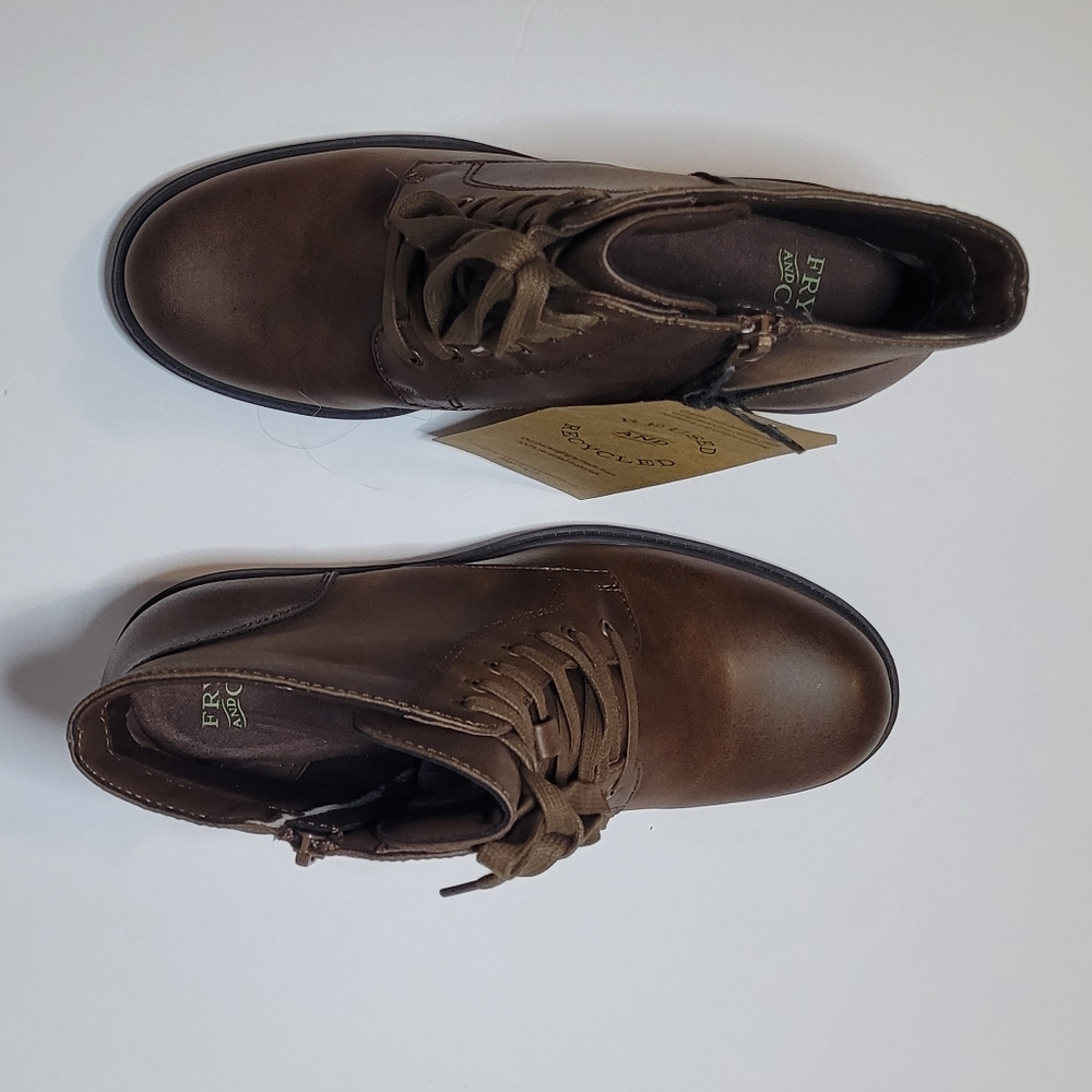 Frye And Co Ayla Womens Dark Brown Ankle Boots Size 9 - Picture 5 of 9